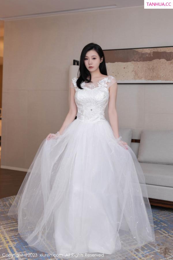 安然Maleah  [XiuRen]高清写真图 2023.08.08 No.7201 安然anran 婚纱美腿第2张图片